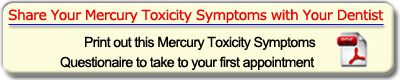 Mercury Poisoning Symptoms